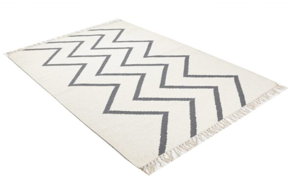 ZigZag Mirage Hand Woven Cotton Rug