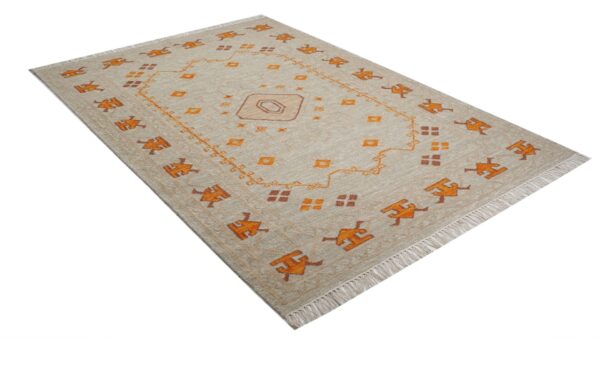 Rudra Hand Woven Woolen Kilim Rug