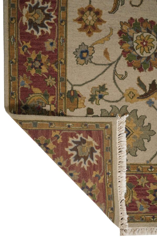 Ivory Blossom Hand Knotted Soumak Carpets