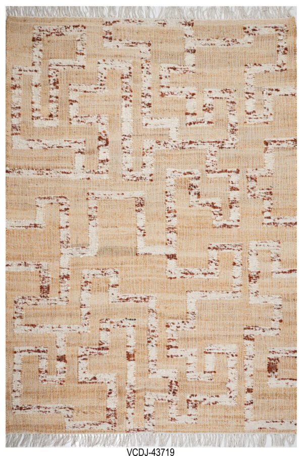 Rustica Maze Jute Wool Rugs
