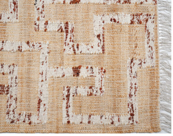 Rustica Maze Jute Wool Rugs