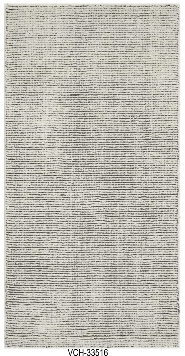 Ivory Stria Handloom Woolen Carpets and Rugs