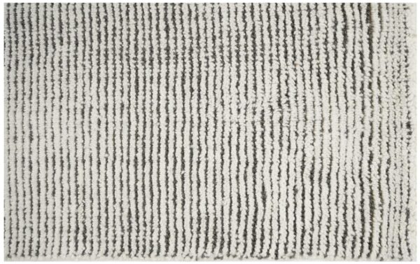 Ivory Stria Handloom Woolen Carpets and Rugs