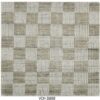 Ivory Checkered Handloom Woolen Carpets and Rugs