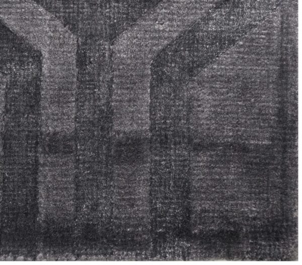 Obsidian Hex Handloom Viscose Carpets and Rugs
