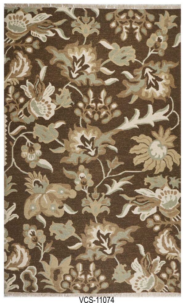 Woodland Bloom Hand Knotted Soumak Carpets