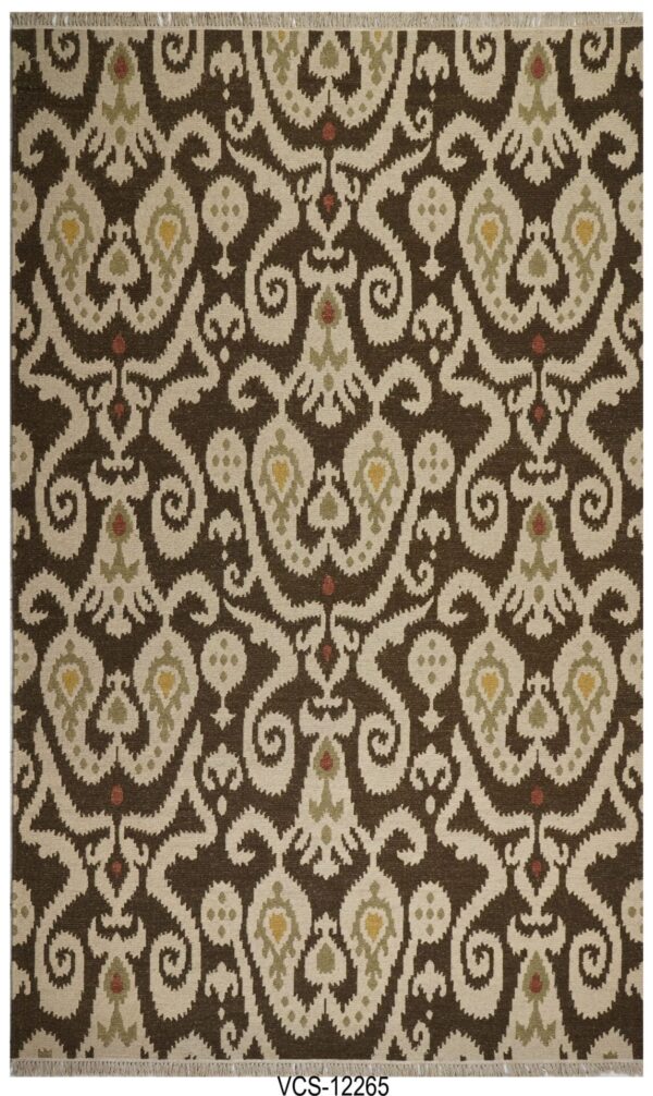 Ivory Bloom Hand Knotted Soumak Carpets