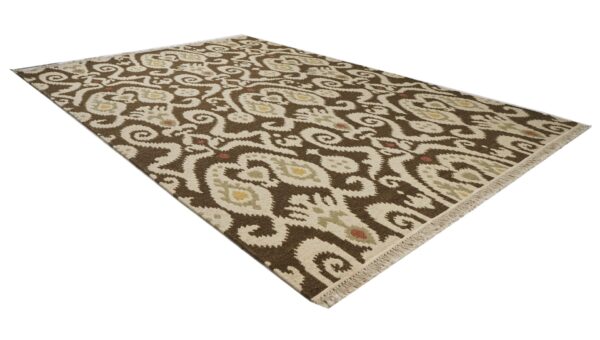 Ivory Bloom Hand Knotted Soumak Carpets