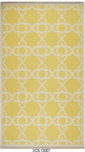 Zariah Lattice Hand Knotted Woolen Soumak Carpets