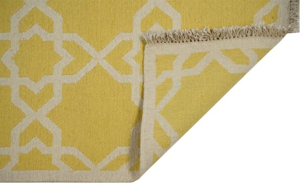 Zariah Lattice Hand Knotted Woolen Soumak Carpets