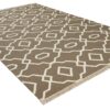 Tavish Lattice Hand Knotted Woolen Soumak Carpets