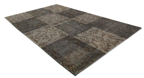 Zayden Patchwork Hand Knotted Woolen Soumak Carpets