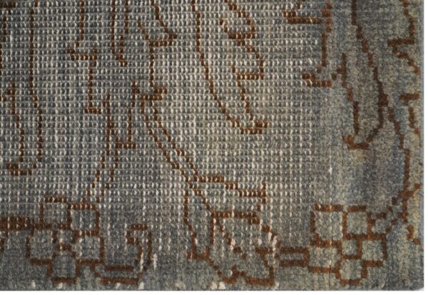 Zayden Patchwork Hand Knotted Woolen Soumak Carpets