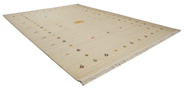 Noor Beige Hand Knotted Soumak Carpets