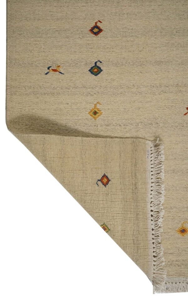 Noor Beige Hand Knotted Soumak Carpets