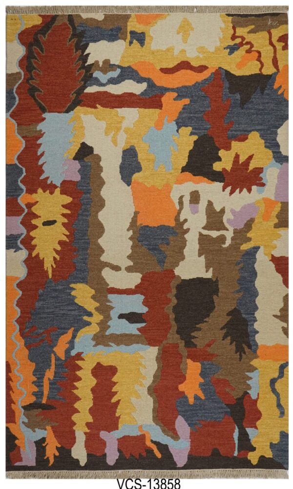 Vibrance Soumak Hand Knotted Woolen Soumak Carpets
