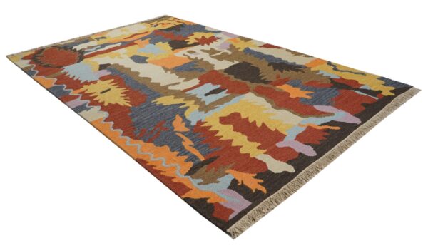 Vibrance Soumak Hand Knotted Woolen Soumak Carpets