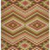 Viraang Geometric Hand Knotted Soumak Carpets