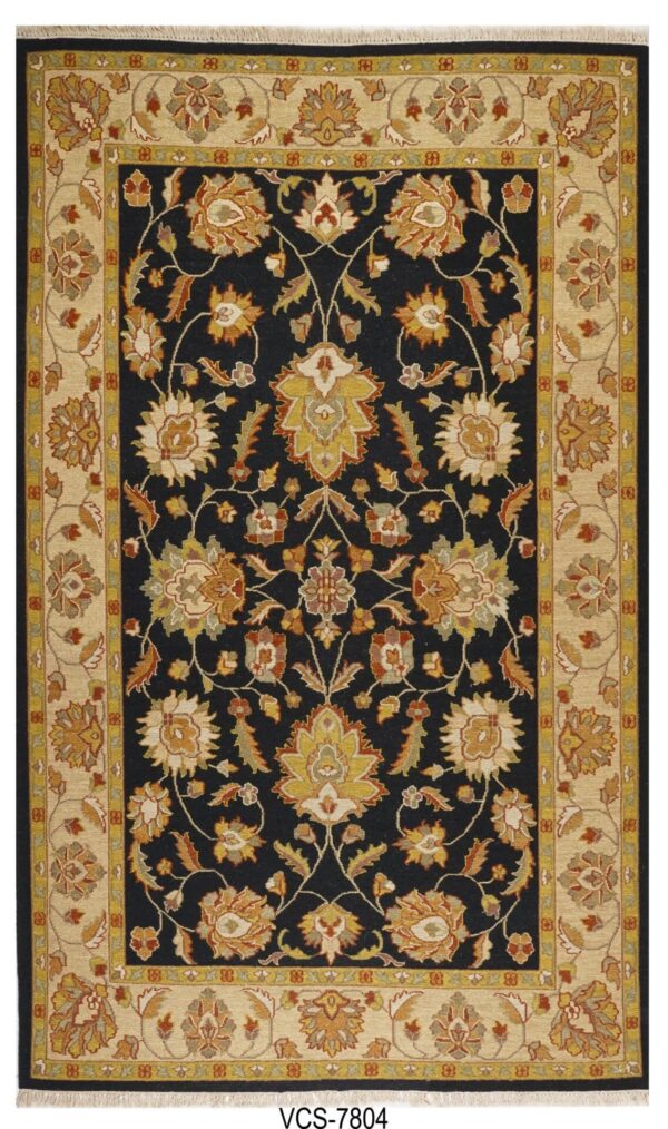 Noor Mahal Floral Hand Knotted Soumak Carpets