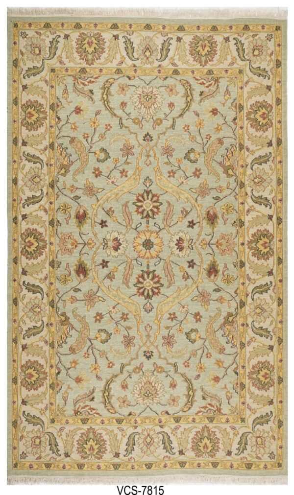 Ivory Bloom Hand Knotted Soumak Carpets