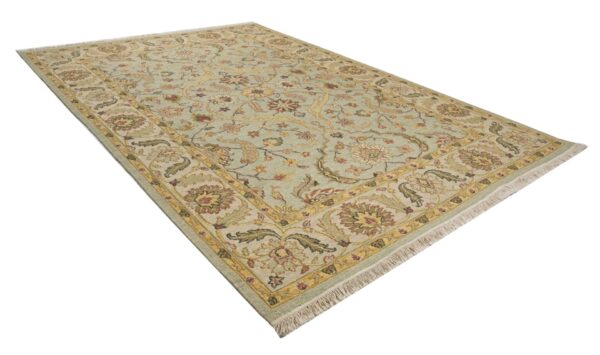 Ivory Bloom Hand Knotted Soumak Carpets