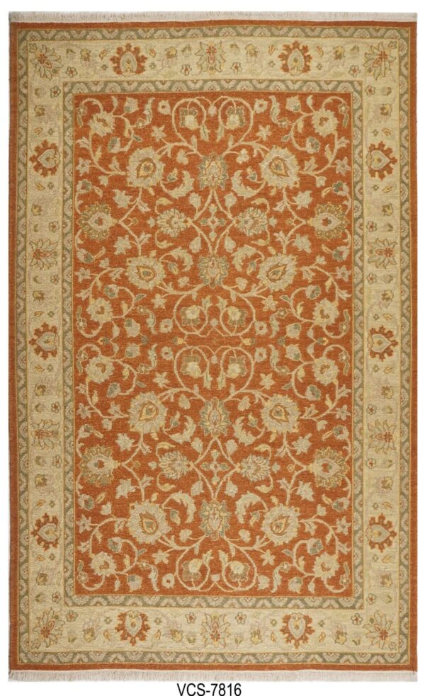 Saffron Bloom Hand Knotted Soumak Carpets