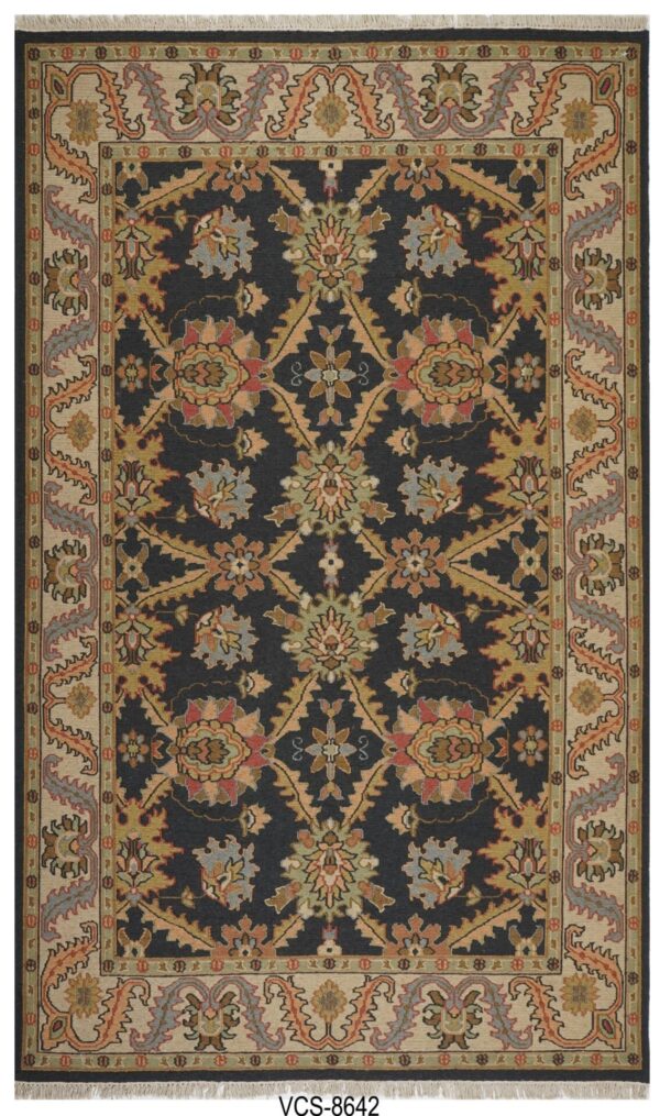 Kesar Midnight Hand Knotted Soumak Carpets