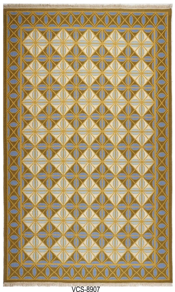 Vistara Diamond Hand Knotted Soumak Carpets