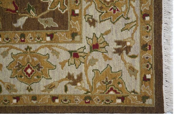 VCS-9071B.jpg Royal Umber Hand Knotted Soumak Carpets