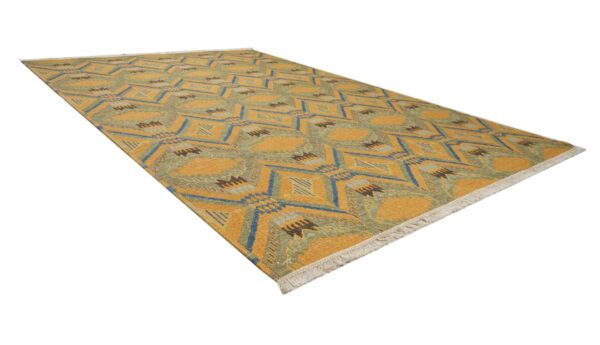 Saffron Mirage Hand Knotted Soumak Carpets