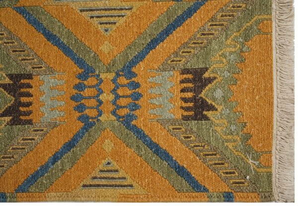 Saffron Mirage Hand Knotted Soumak Carpets
