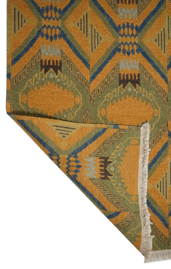 Saffron Mirage Hand Knotted Soumak Carpets