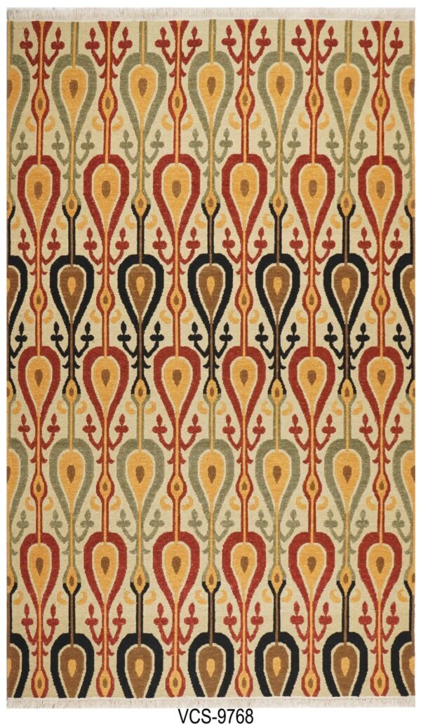 Autumn Bloom Hand Knotted Soumak Carpets