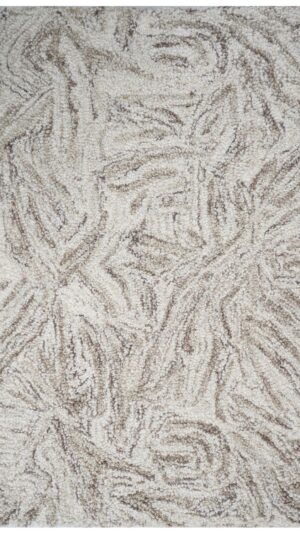 Ivory Mirage Hand Tufted Broadloom Roll Carpets