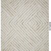 Ivory Cascade Hand Tufted Broadloom Roll Carpets