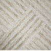 Ivory Cascade Hand Tufted Broadloom Roll Carpets