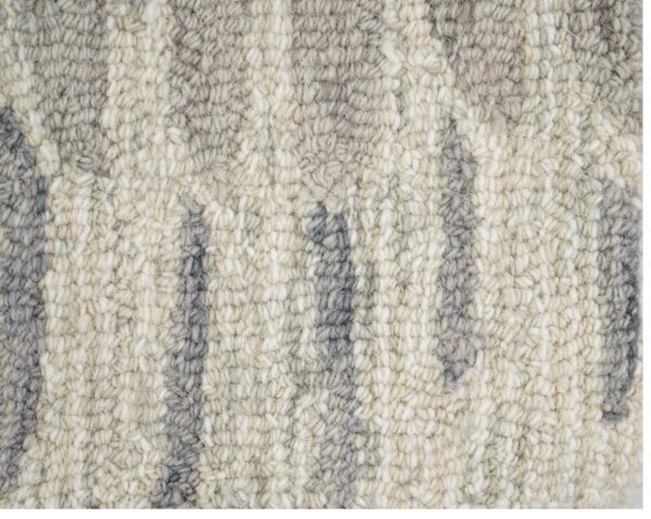 Ivory Wave Hand Tufted Broadloom Roll Carpets