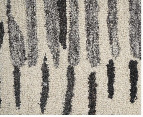 Monochrome Brushstroke Hand Tufted Broadloom Roll Carpets