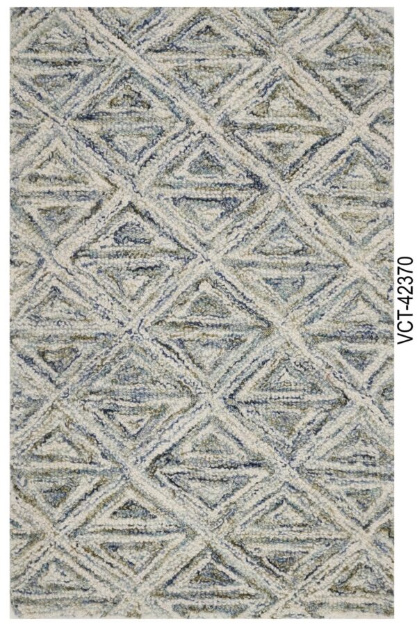 Ivory Maze Hand Tufted Broadloom Roll Carpets