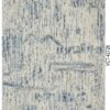 Ivory Blue Veil Hand Tufted Broadloom Roll Carpets