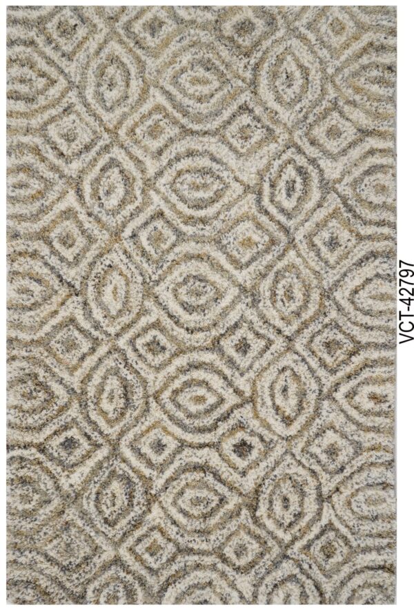 Sandstone Diamond Hand Tufted Broadloom Roll Carpets