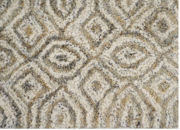 Sandstone Diamond Hand Tufted Broadloom Roll Carpets