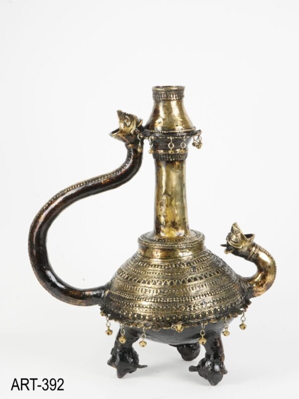 Flower Vase in Snake theme