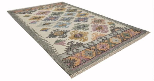 Mehfil Kilim Hand Woven Woolen Rug