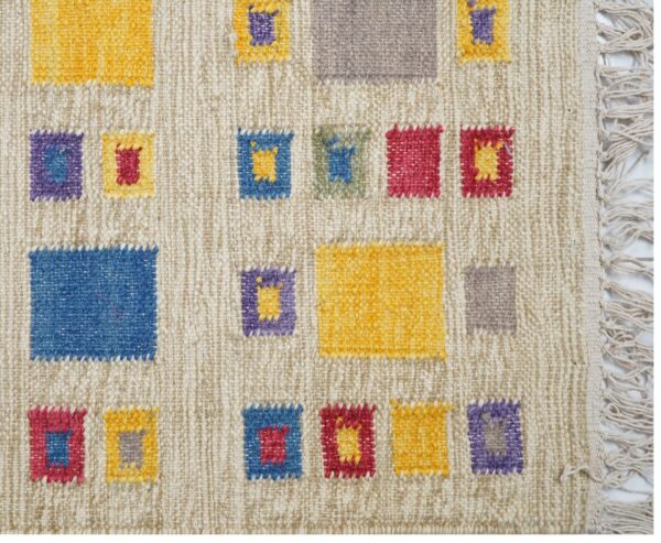 Navrang Kilim Hand Woven Woolen Rug