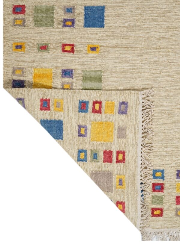 Navrang Kilim Hand Woven Woolen Rug
