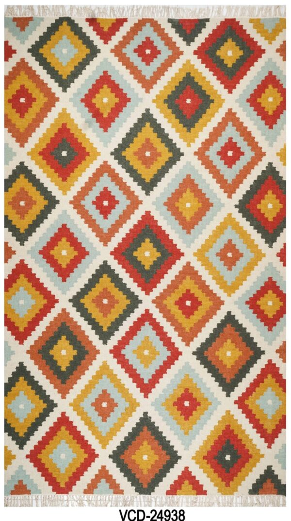 Manav Kilim Hand Woven Woolen Rug