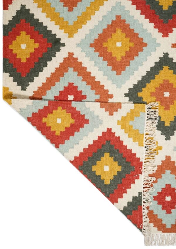 Manav Kilim Hand Woven Woolen Rug