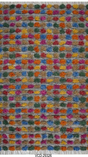 Rangoli Kilim Hand Woven Woolen Rug
