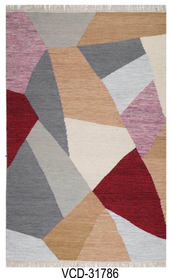 Avant Garde Kilim Hand Woven Woolen Rug